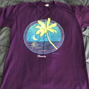 VTG Sunshine Apparel Florida Palm Tree  T-Shirt